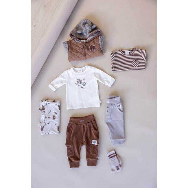 Feetje - Sokken Taupe Melange - Wild World