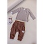 Feetje - Broek Velours Rib Bruin - Wild World