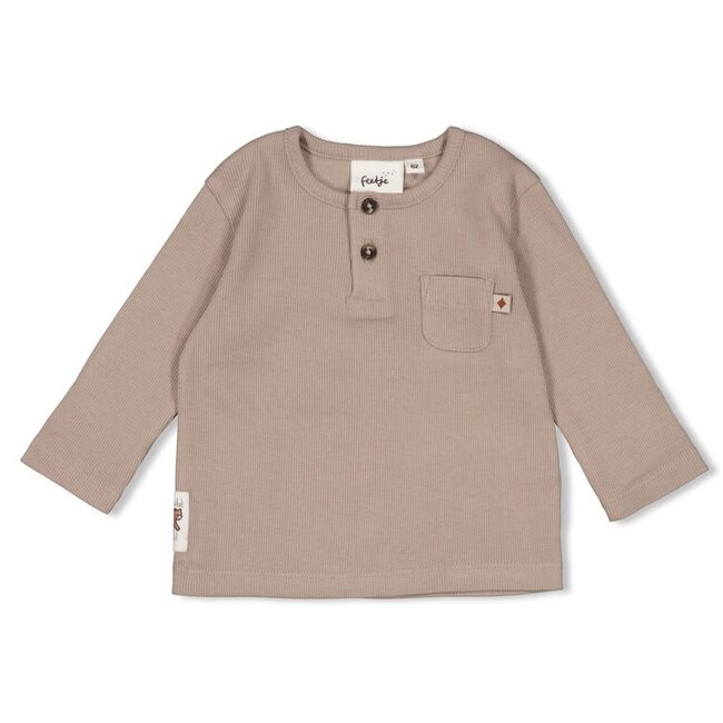 Feetje - Longsleeve Rib Grijs - Wild World
