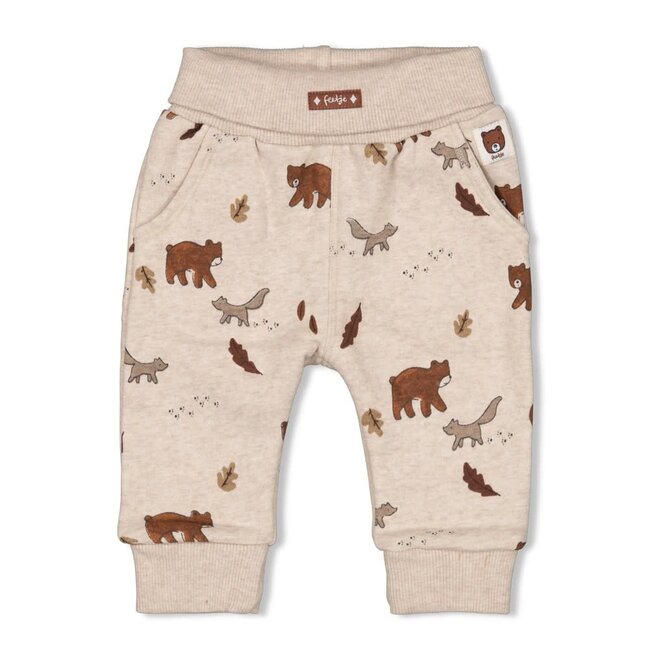 Feetje - Broek AOP Taupe Melange - Wild World