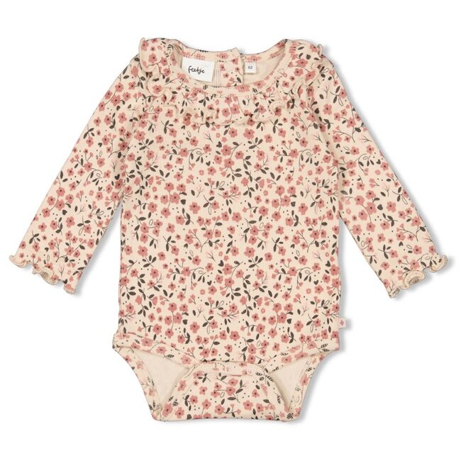 Feetje - Romper Rib AOP Offwhite - Woodland Bloom