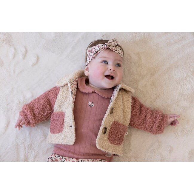 Feetje - Bouclé Jasje Offwhite - Woodland Bloom