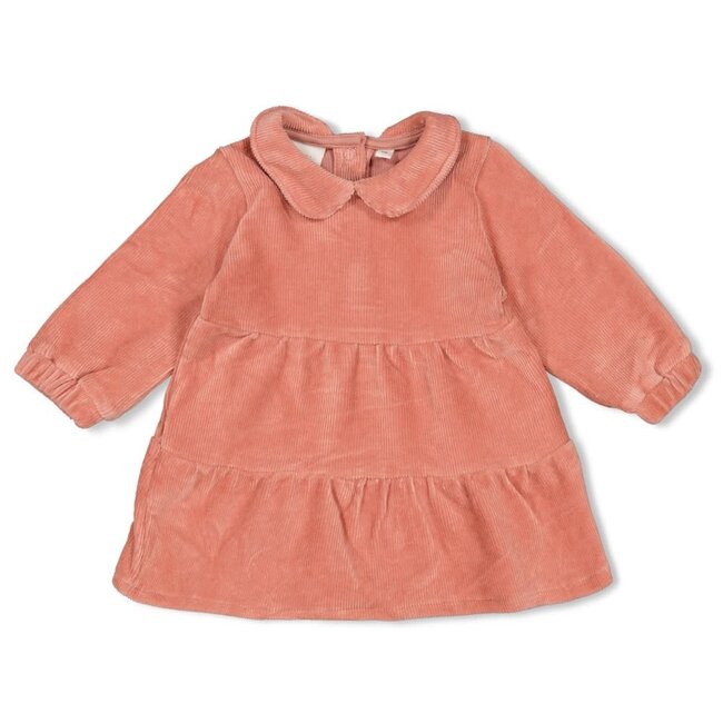 Feetje - Jurk Velours Rib Mauve - Woodland Bloom
