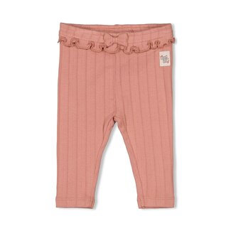Feetje Feetje - Legging Pointelle Rib Mauve - Woodland Bloom