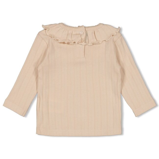 Feetje - Longsleeve Pointelle Rib Offwhite - Woodland Bloom