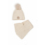 Le Chic - Hat & Scarf Set Robya & Rebya - Warm Winter White