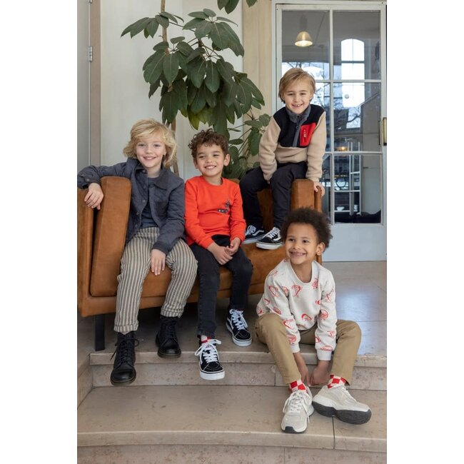 Sturdy - Sweater AOP Offwhite Melange - Couch Club