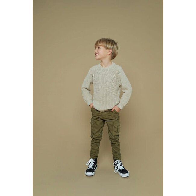 Sturdy - Sweater Gebreid Zand Melange - Couch Club