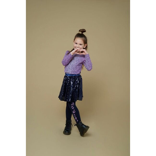 Jubel - Pailetten Rok Indigo - Wild Soul