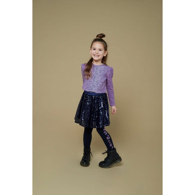 Jubel - Pailetten Rok Indigo - Wild Soul