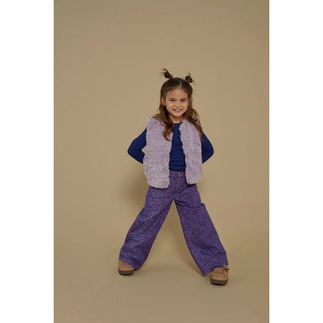 Jubel - Omkeerbaar Teddy Gilet Lila - Wild Soul