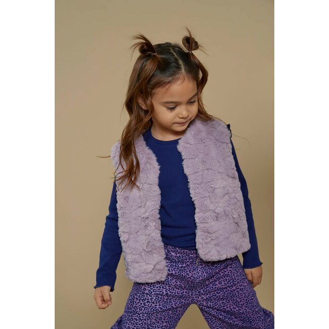 Jubel - Omkeerbaar Teddy Gilet Lila - Wild Soul