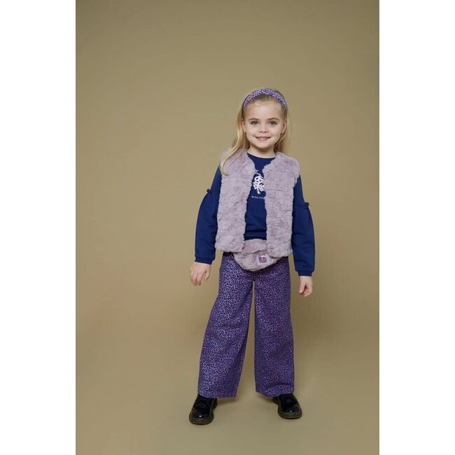 Jubel - Omkeerbaar Teddy Gilet Lila - Wild Soul