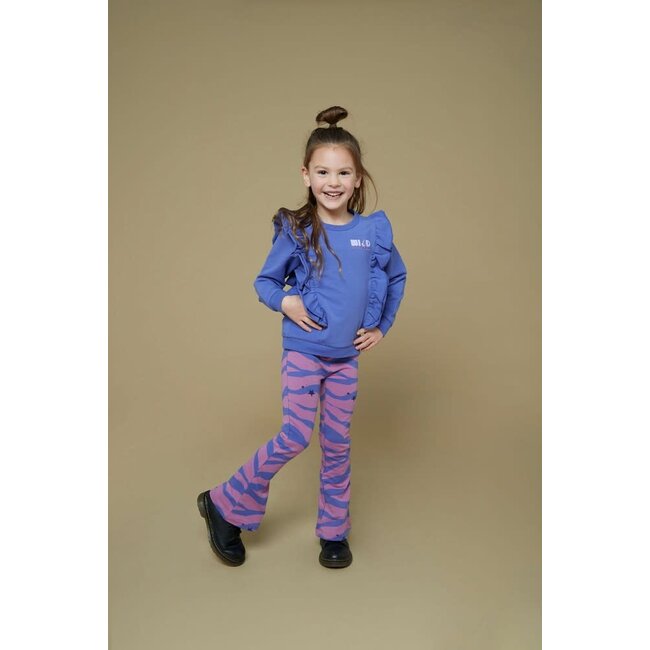 Jubel - Sweater Ruches Lavendel - Wild Soul