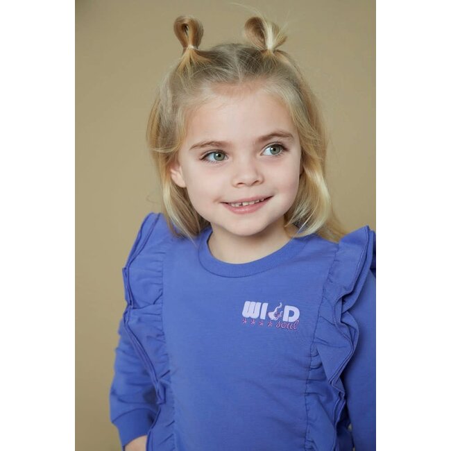 Jubel - Sweater Ruches Lavendel - Wild Soul