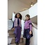 Jubel - Flared Broek AOP Lila - Wild Soul