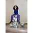 Jubel - Flared Broek AOP Lila - Wild Soul
