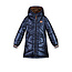 Moodstreet - Shiny Quilted Parka Jaira - Shiny Navy