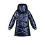 Moodstreet - Shiny Quilted Parka Jaira - Shiny Navy