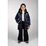 Moodstreet - Shiny Quilted Parka Jaira - Shiny Navy
