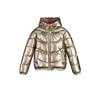 Moodstreet Moodstreet - Shiny Wavy Quilt Jacket Jesse - Gold