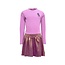 B.Nosy - Dress with Metallic Skirt Donia - Violet