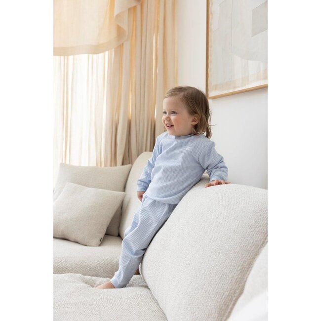 Feetje - Baby Pyjama Wafel - Babyblue