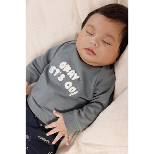 Feetje - Sweater Petrol - Let's Go!