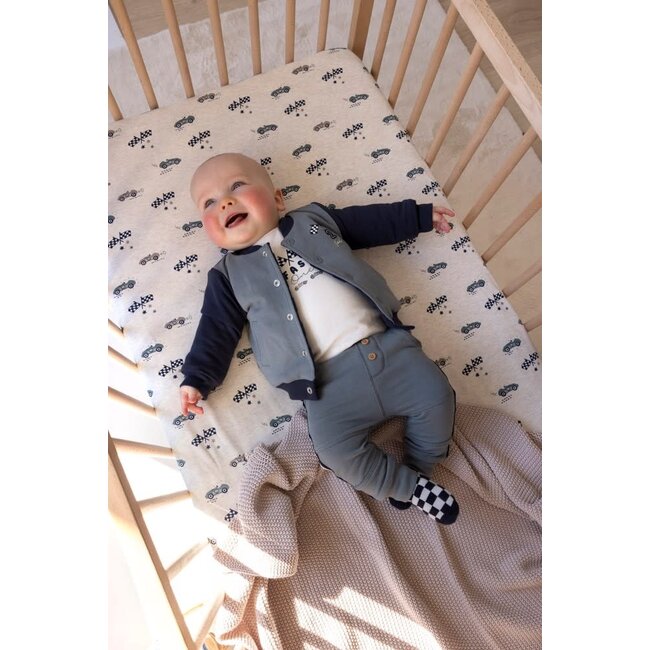 Feetje - Omkeerbaar Vestje Petrol - Let's Go!