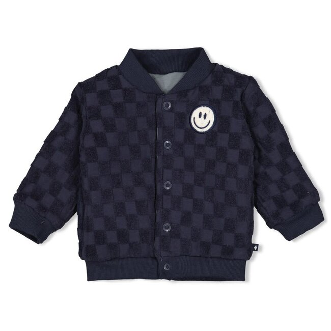 Feetje - Omkeerbaar Vestje Petrol - Let's Go!