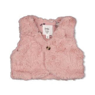 Feetje Feetje - Fake Fur Gilet Roze - Swanlake