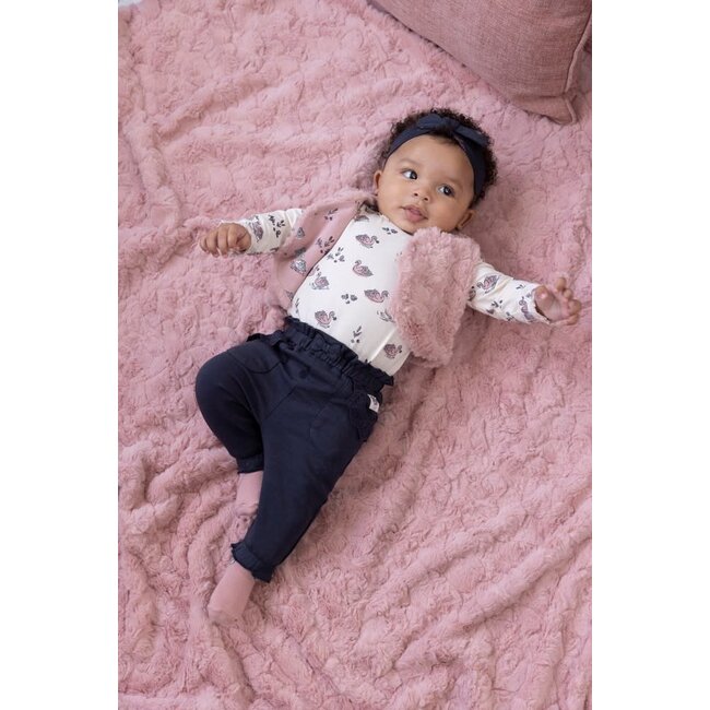 Feetje - Fake Fur Gilet Roze - Swanlake