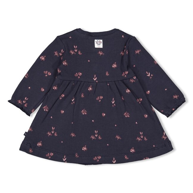 Feetje - Jurk Rib AOP Marine - Swanlake