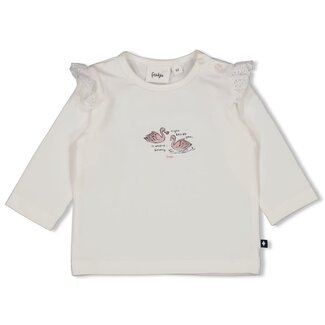 Feetje Feetje - Longsleeve Offwhite - Swanlake