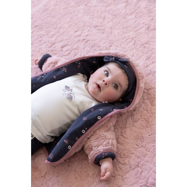 Feetje - Omkeerbaar Fake Fur Jasje met Capuchon Roze - Swanlake