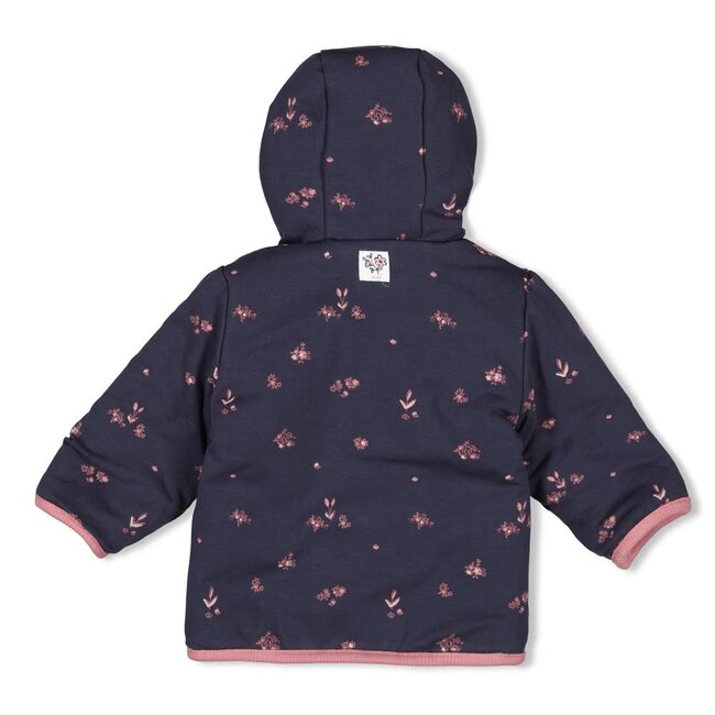 Feetje - Omkeerbaar Fake Fur Jasje met Capuchon Roze - Swanlake