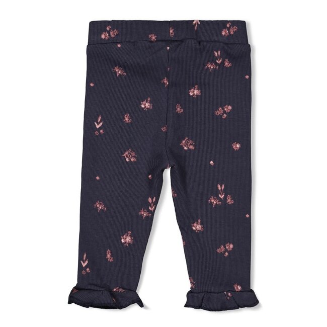 Feetje - Legging Rib AOP Marine - Swanlake