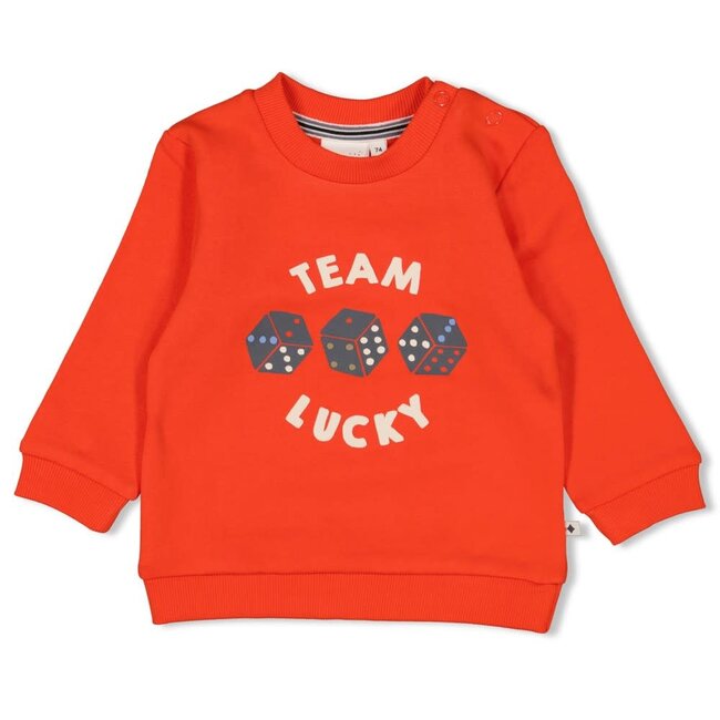 Feetje - Sweater Rood - Couch Club