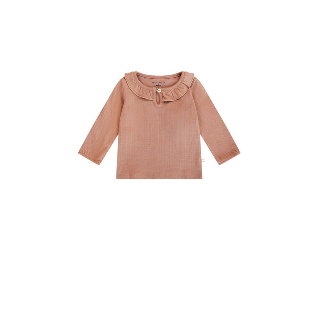Petite Maison - Longsleeve with Ruffle Detail Kaya - Caramel