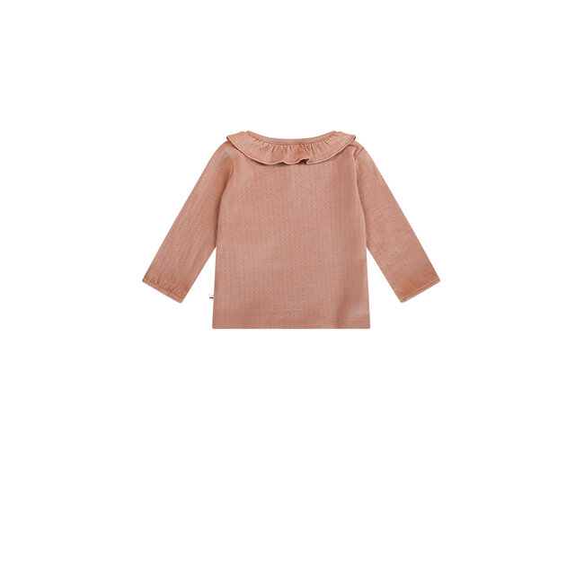 Petite Maison - Longsleeve with Ruffle Detail Kaya - Caramel