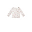 Petite Maison - Longsleeve with Ruffle Detail Kaya - AOP Leaves