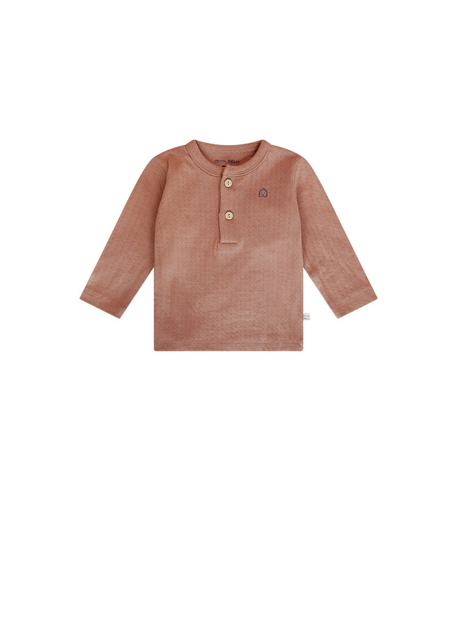 Petite Maison - Longsleeve with Placket Ko - Caramel