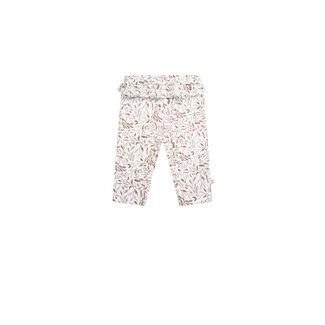 Petite Maison Petite Maison - Pants with Ruffle Detail at Waist Skyler - AOP Leaves