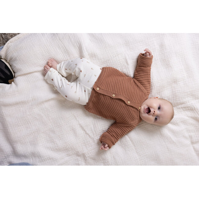 Petite Maison - Jersey Pants with Button Sky - AOP Cars