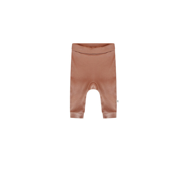 Petite Maison - Rib Jersey Pants Seg - Caramel