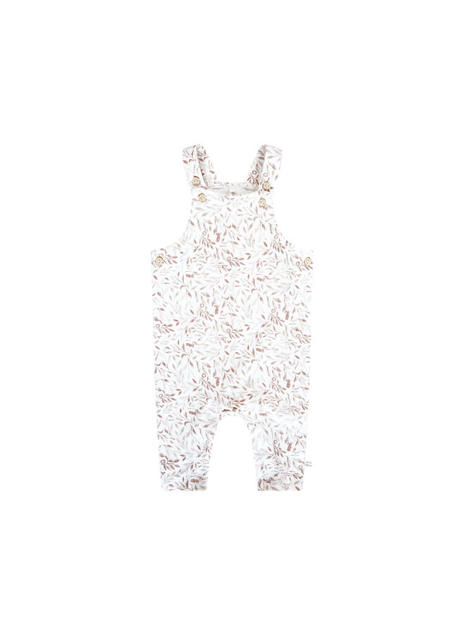 Petite Maison - Double Jersey Dungaree Silas - AOP Leaves
