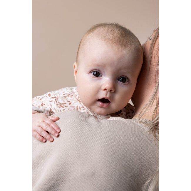 Petite Maison - Double Jersey Bodysuit Sawy - AOP Leaves