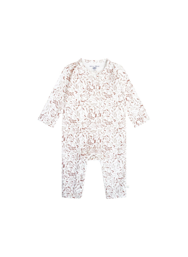 Petite Maison - Double Jersey Bodysuit Sawy - AOP Leaves