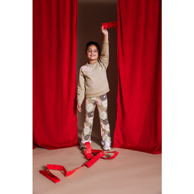 Quapi - Pants  Holt - AOP Green Flower