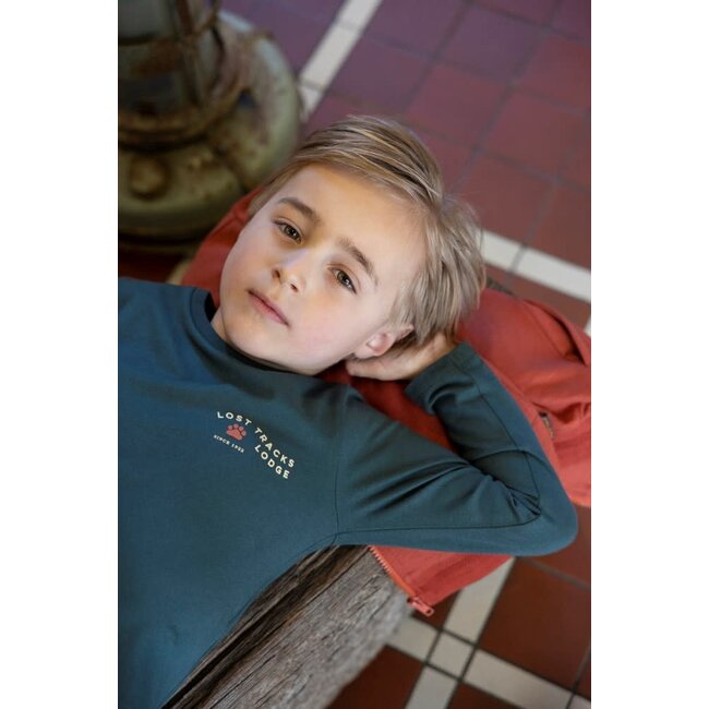 Sturdy - Longsleeve Petrol - Chasing Trails